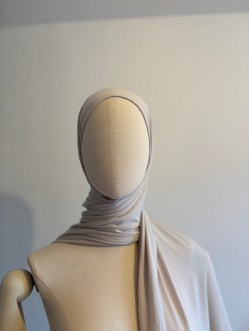 Foulard Jersey Premium - Grège