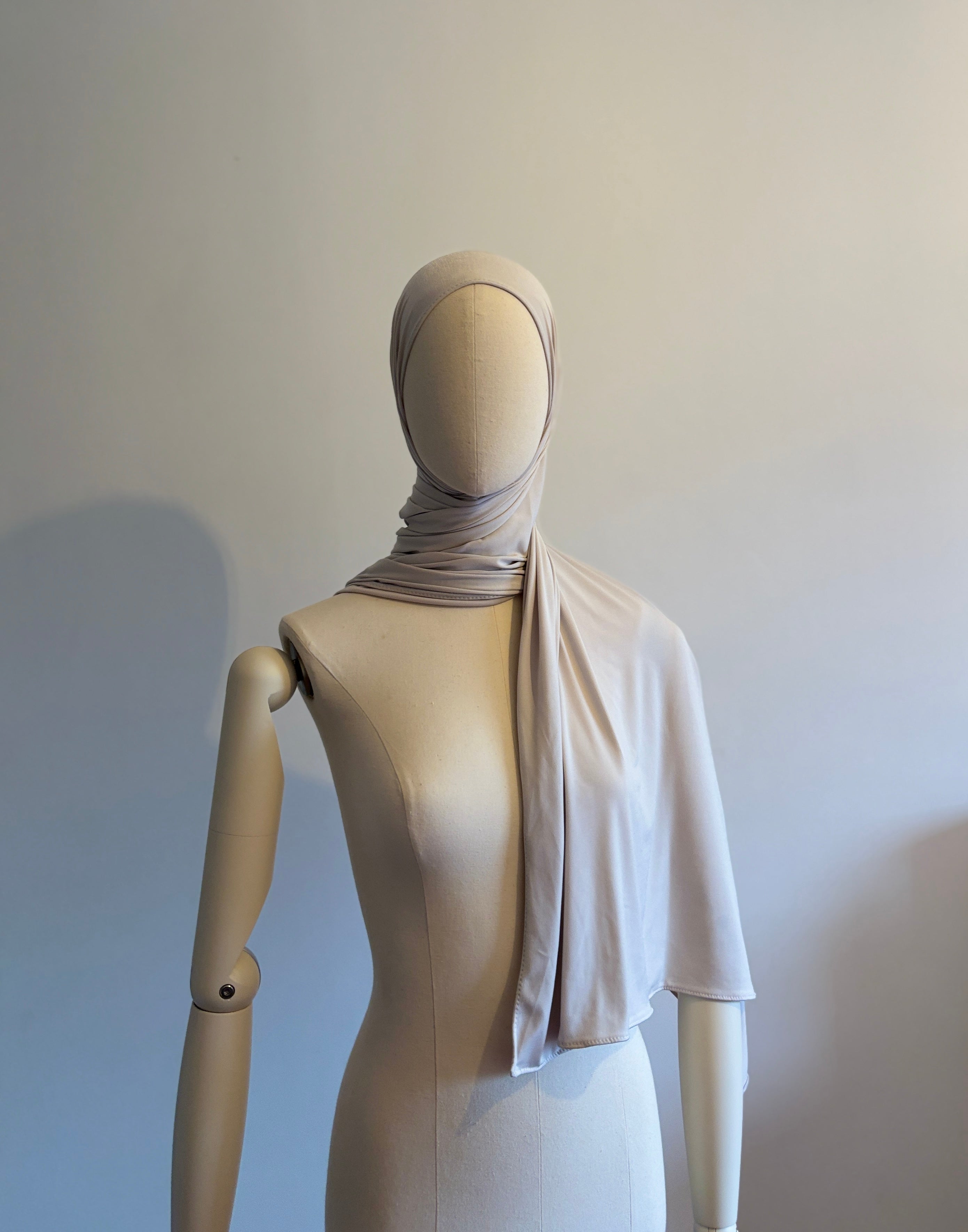 Foulard Jersey Premium - Grège