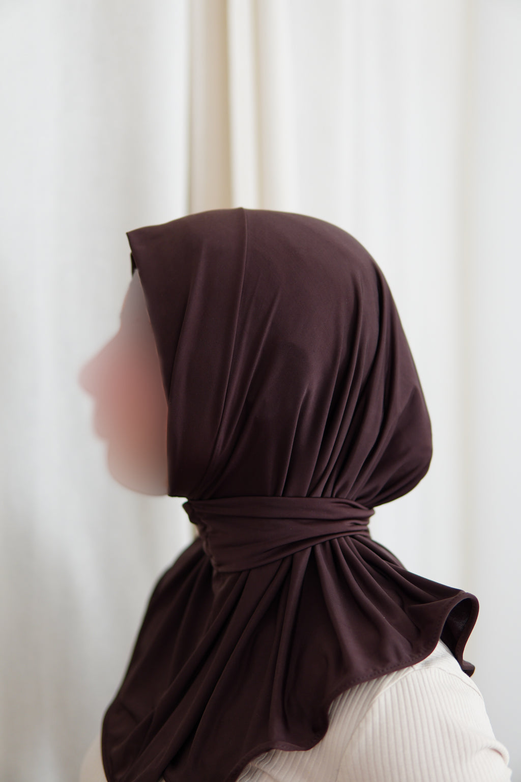 Cagoule Liquid Jersey - Chocolat