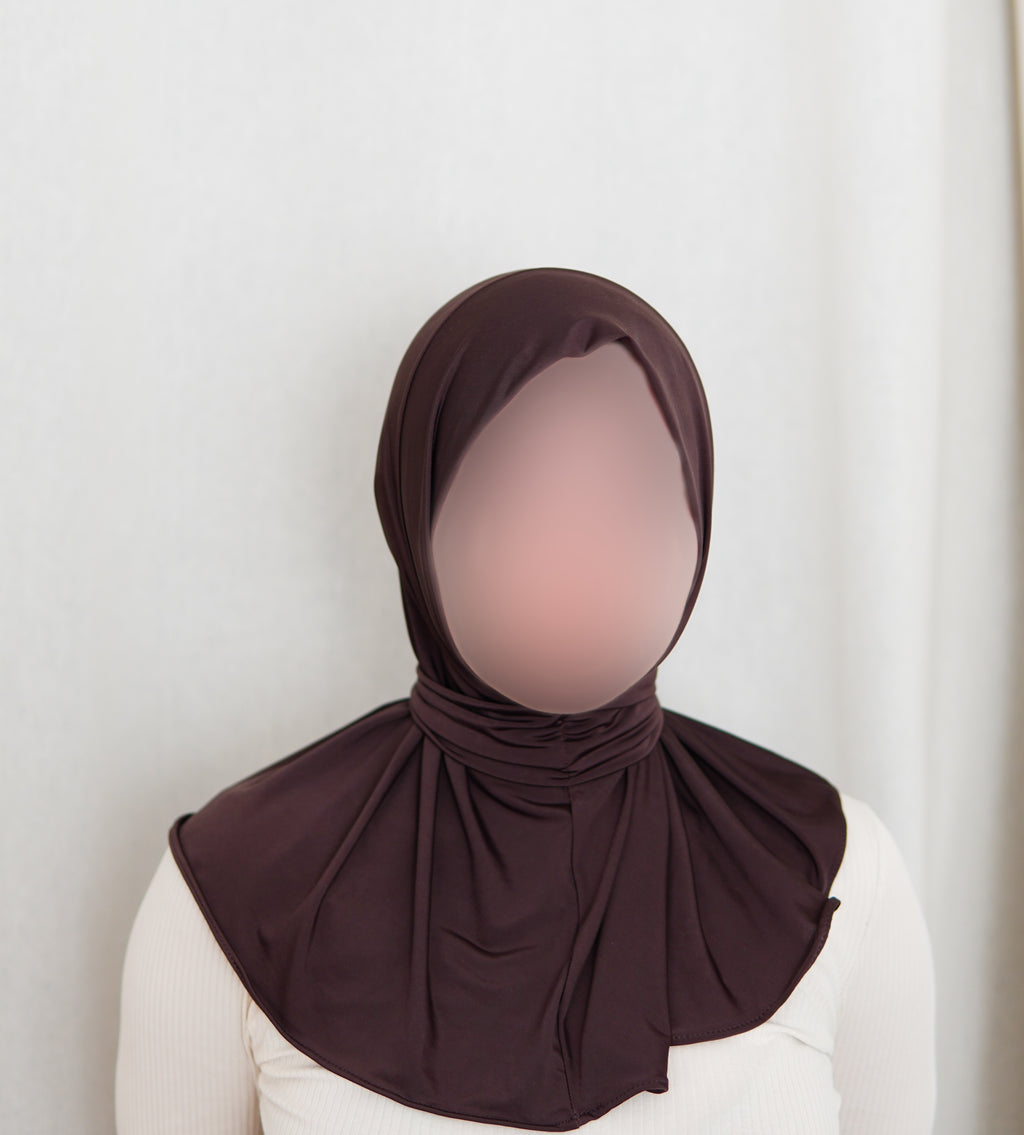 Cagoule Liquid Jersey - Chocolat