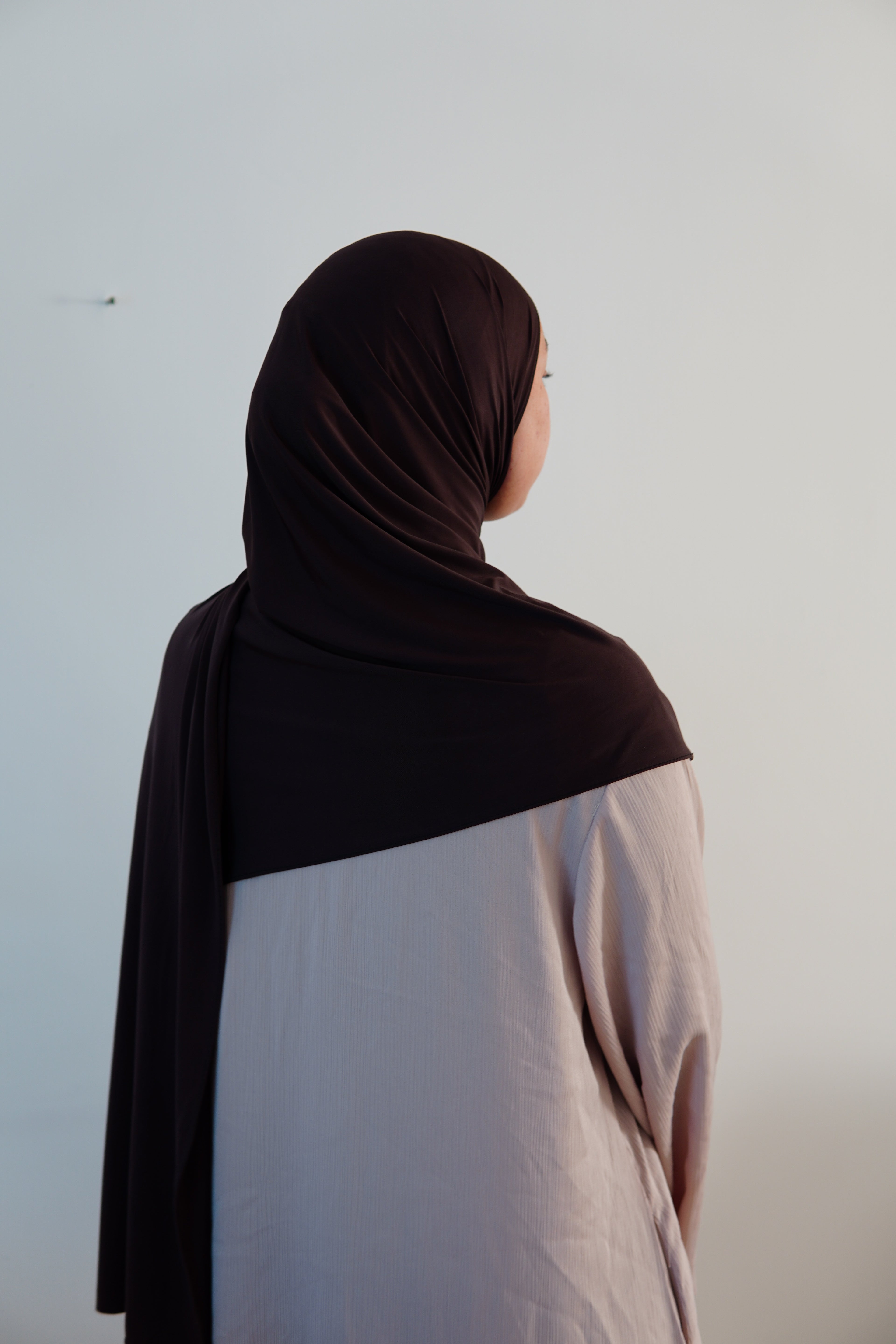 Foulard Liquid Jersey - Chocolat