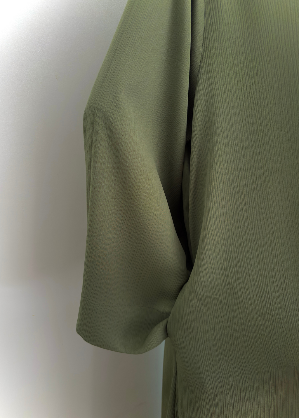 Robe à col rond Milia - Kaki