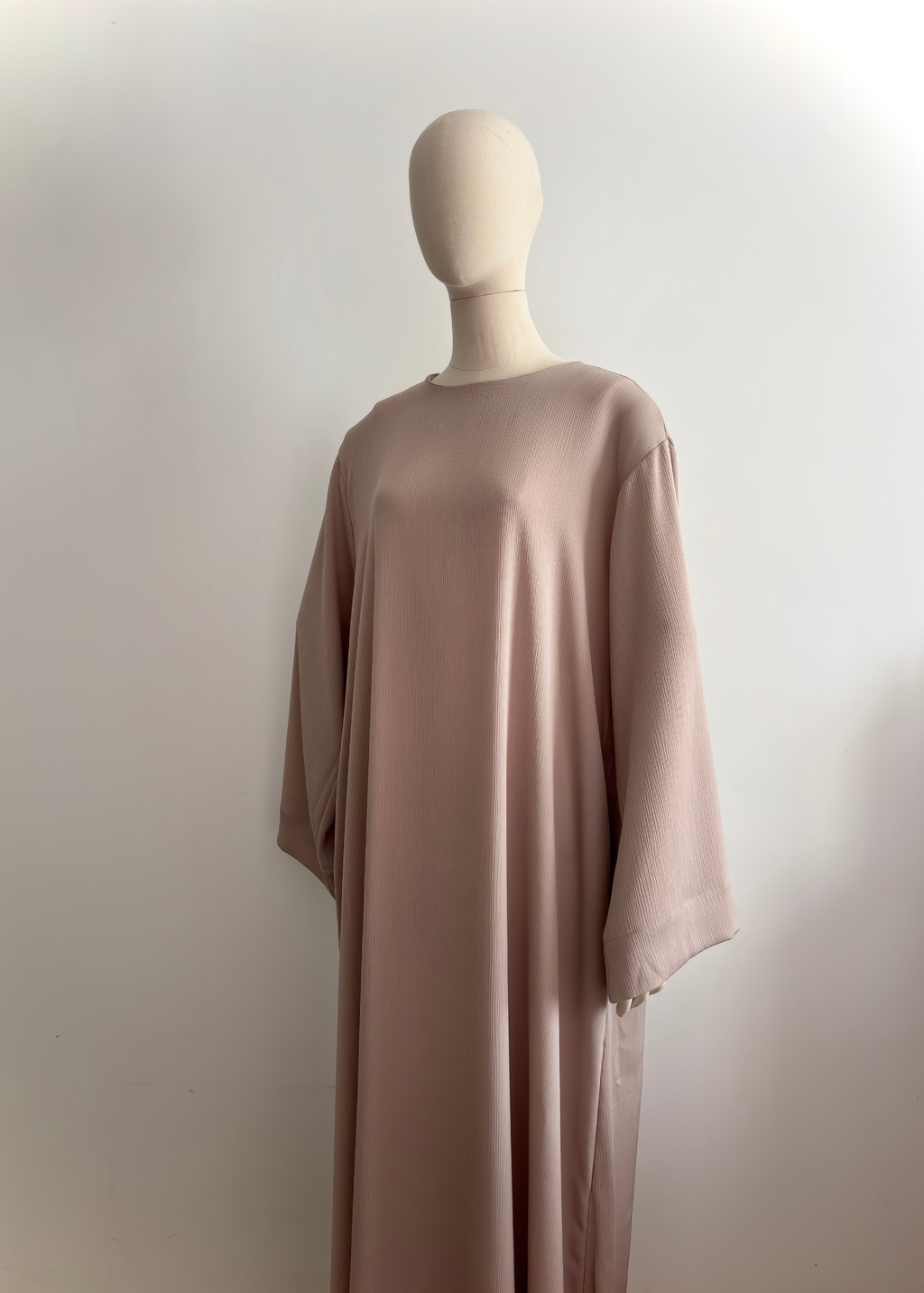 Robe à col rond Milia - Sable