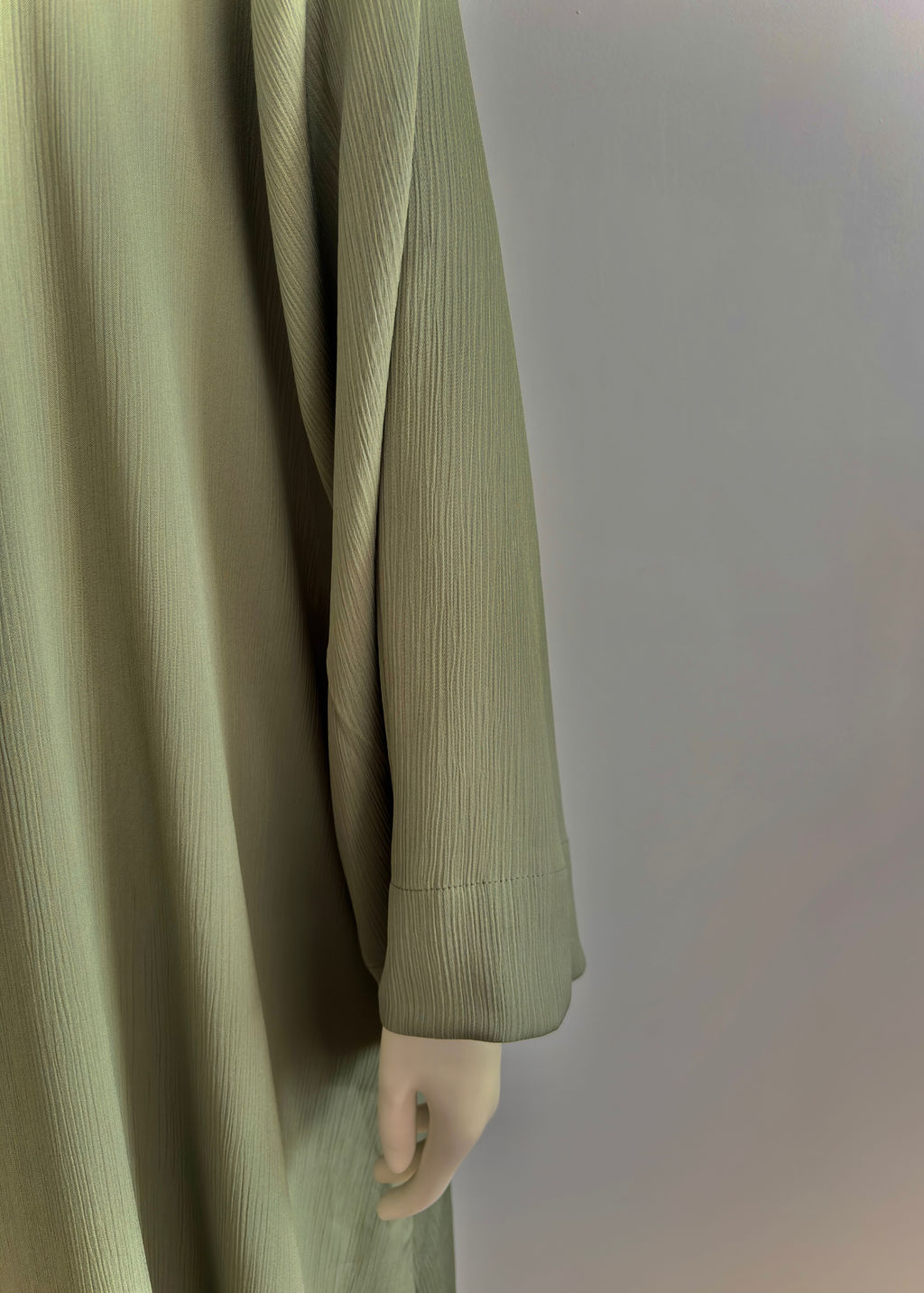 Robe à col rond Milia - Kaki