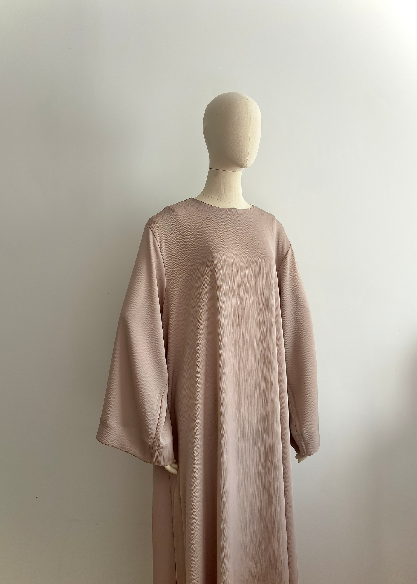 Robe à col rond Milia - Sable