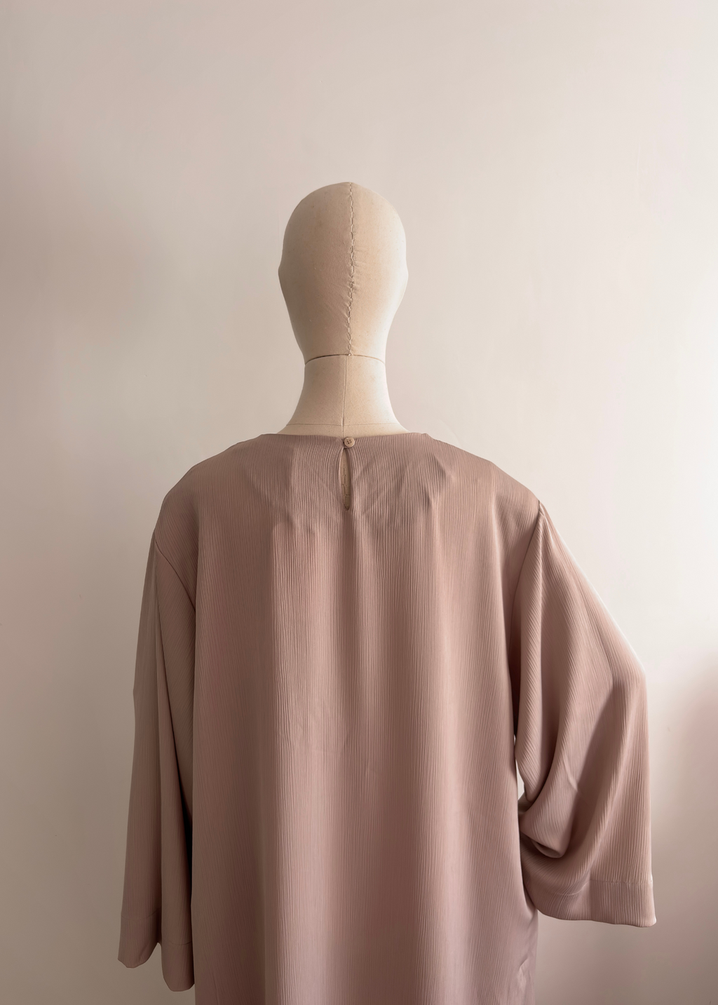 Robe à col rond Milia - Sable