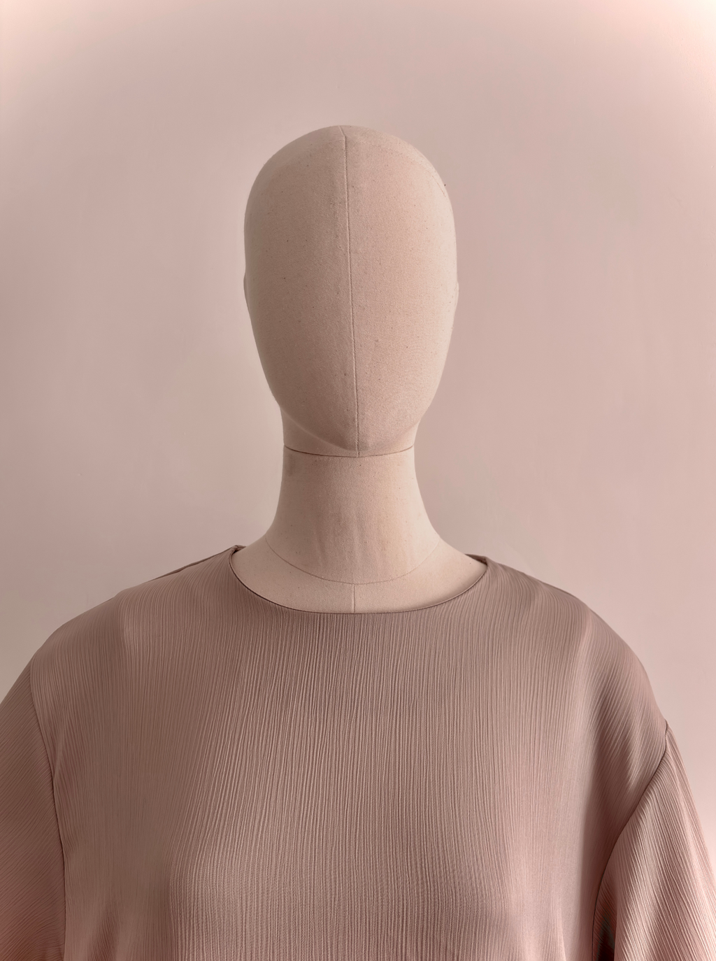 Robe à col rond Milia - Sable